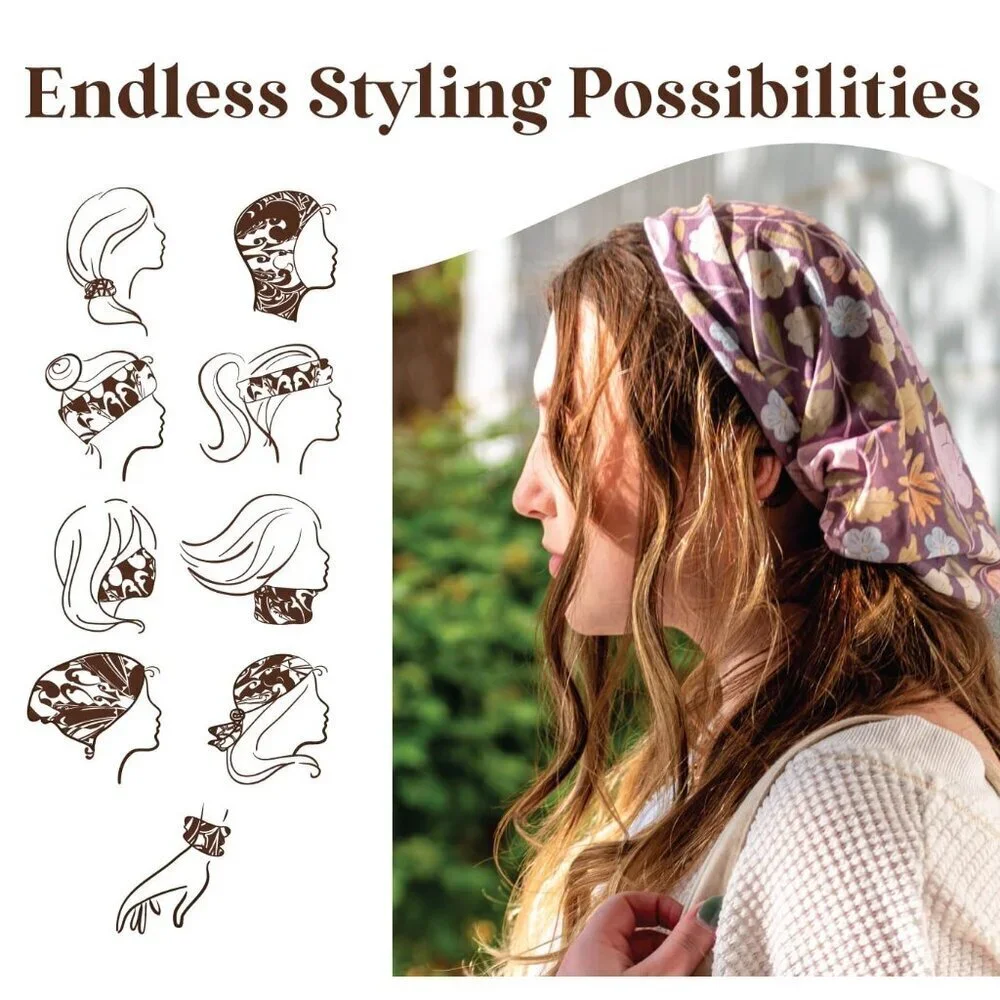 Wide Polyester Headband Galaxy Hair Accessory for Women Multi-use and Stylish